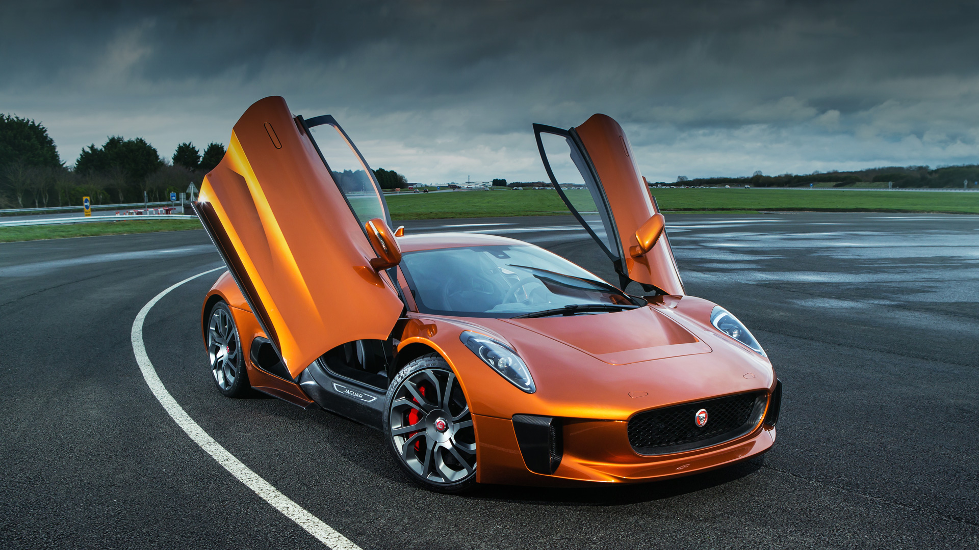 Тест злодейского Jaguar C-X75 из 