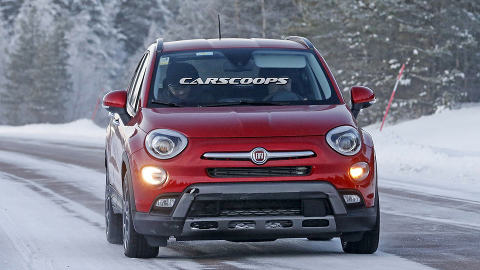 Fiat 500X вновь сфотографировали в Италии