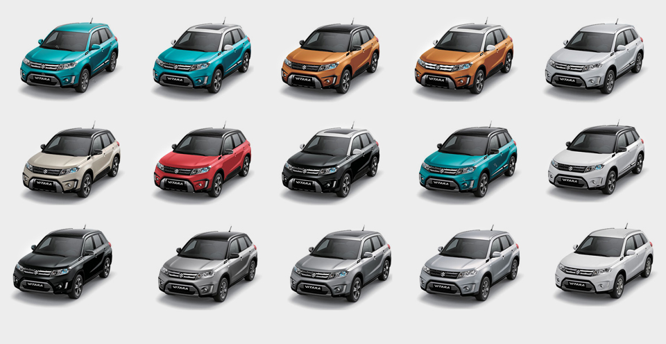 Suzuki vitara цвета