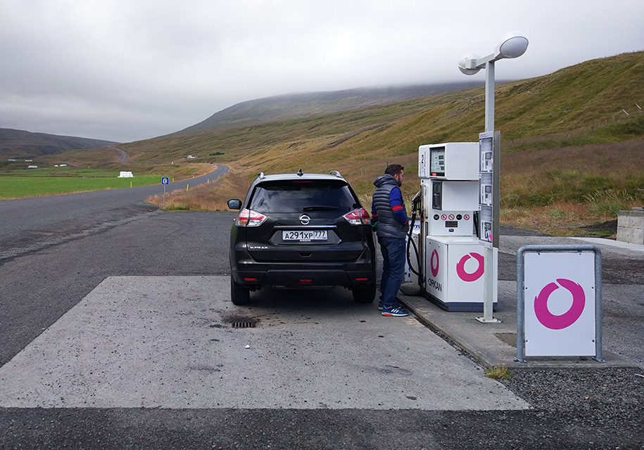 Добрая половина заправок – необитаемые, просто колонка посреди пустоты. Кофе и хот-догом вас тут не угостят.