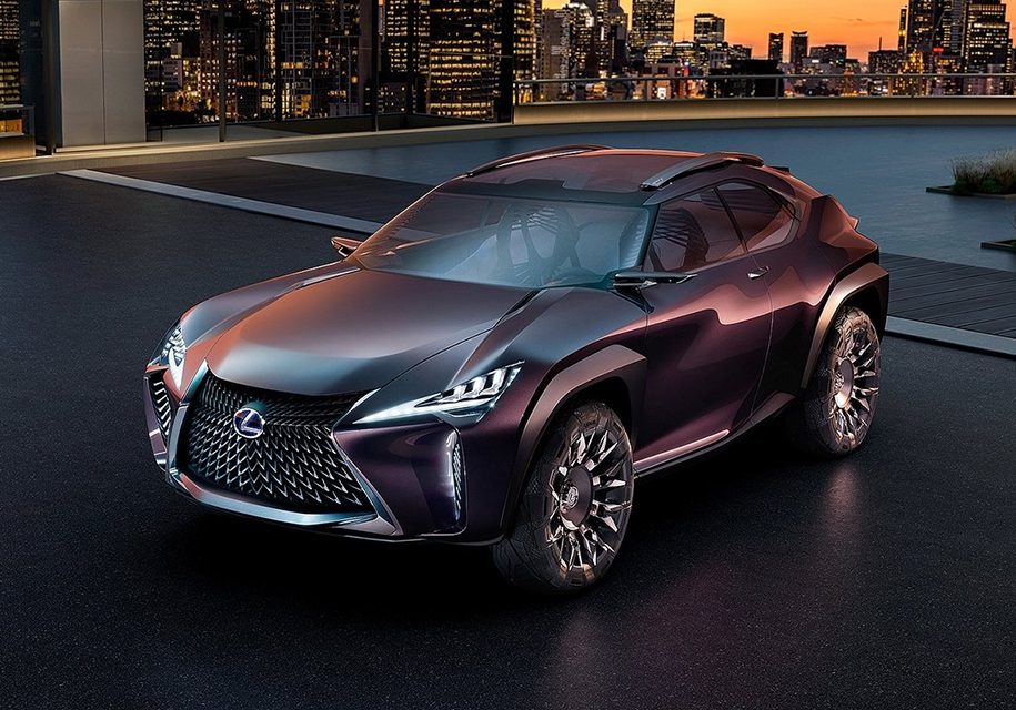 Концепт Lexus UX, показанный в 2016 году