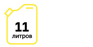 На такой цифре пока зафиксировался средний расход топлива