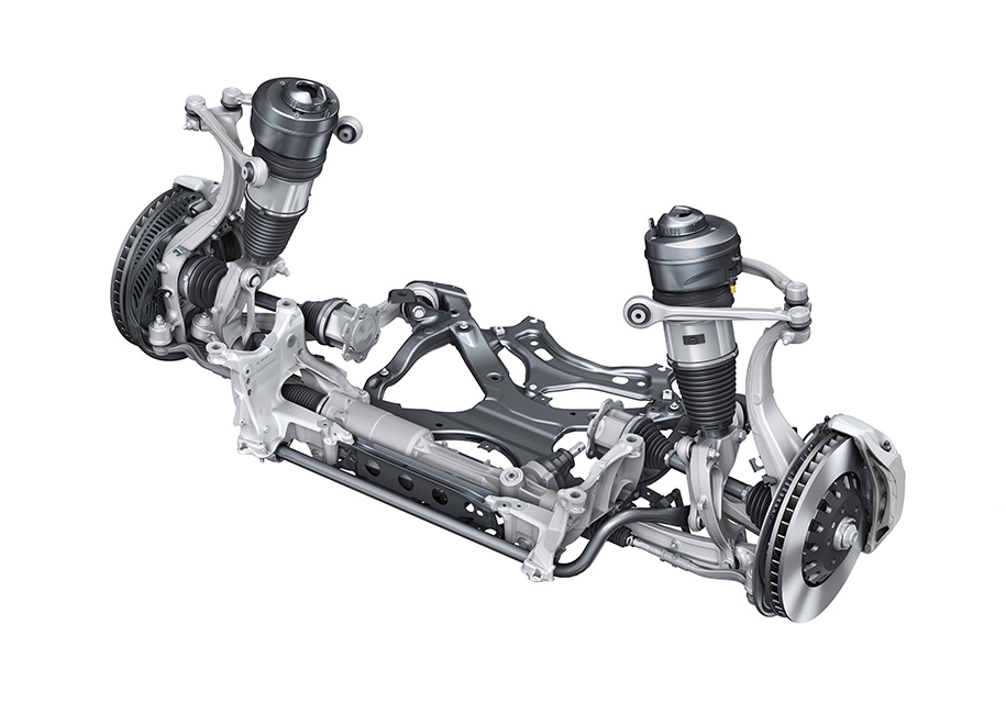 Для A7 предусмотрено четыре варианта подвески: стандартная, спортивная (-10 миллиметров клиренса), стандартная с адаптивными амортизаторами, а также пневматическая – тоже с адаптивными амортизаторами.