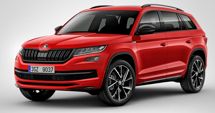 Серийный кроссовер Skoda Kodiaq в версии Sportline