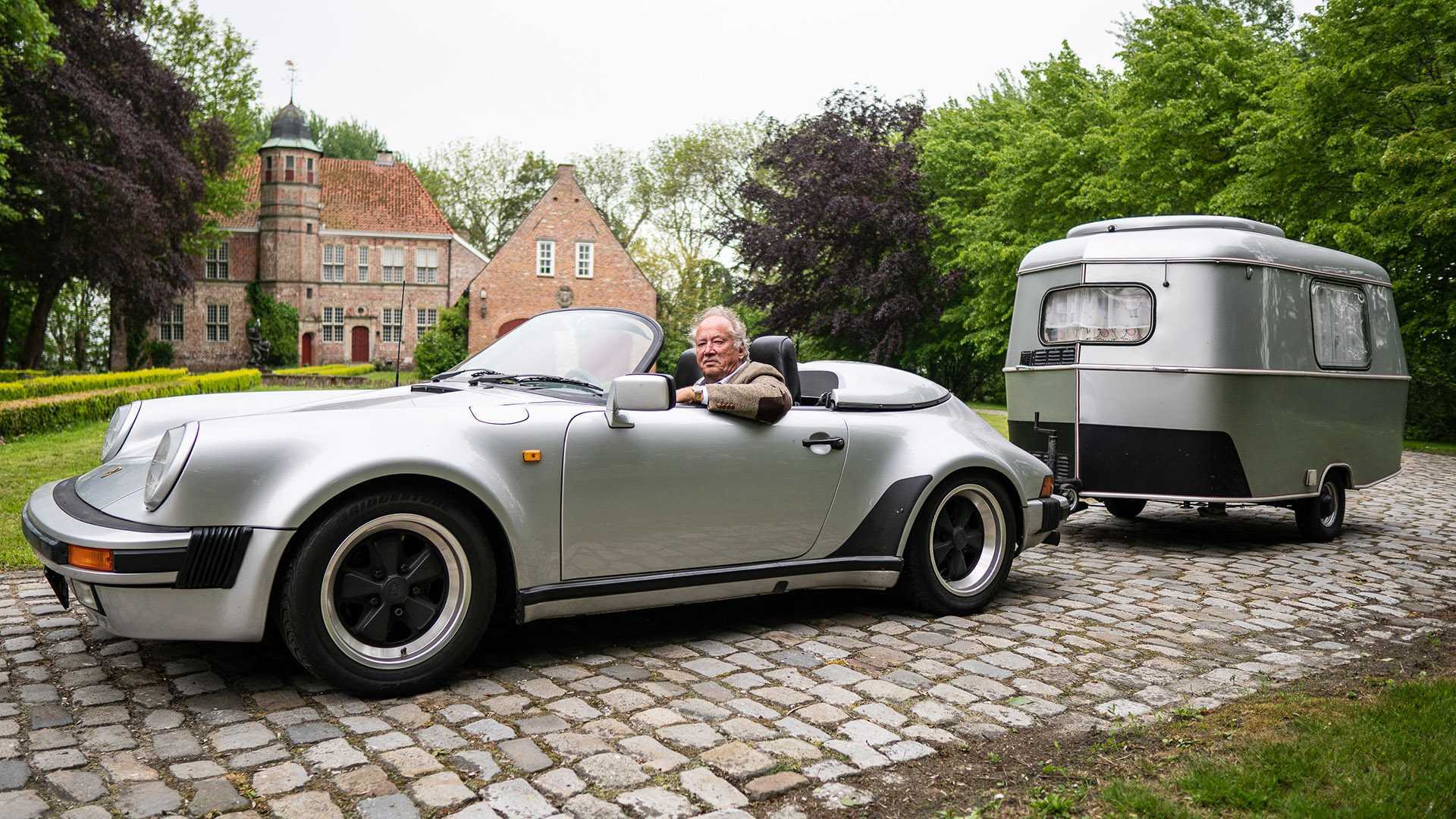 Porsche 911 Speedster приспособили под буксировку прицепа — Motor