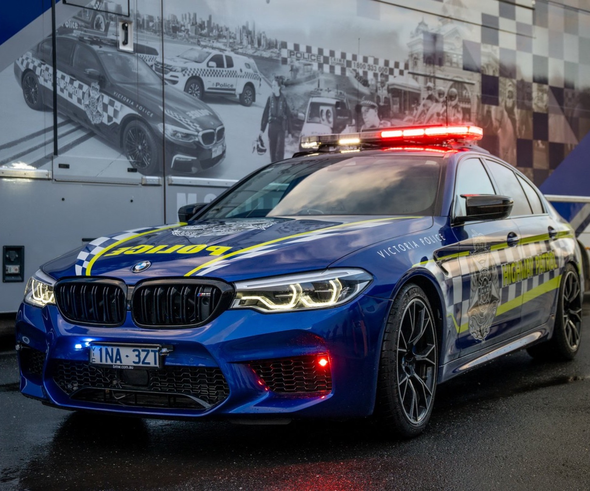 625-сильный BMW M5 Competition стал патрульной машиной — Motor