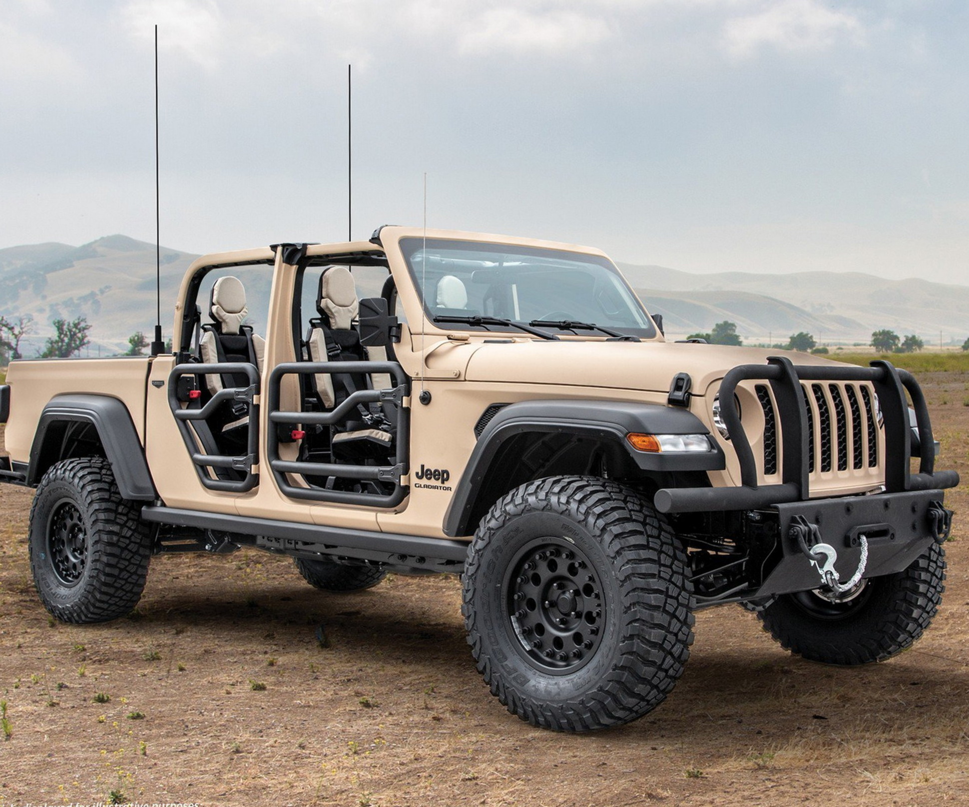 Пикап Jeep обзавёлся экстремальной версией для армии — Motor