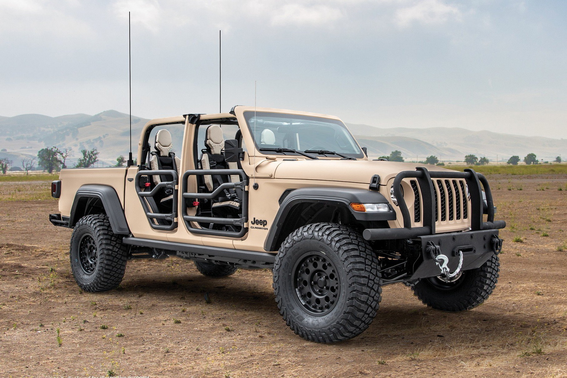 Пикап Jeep обзавёлся экстремальной версией для армии — Motor