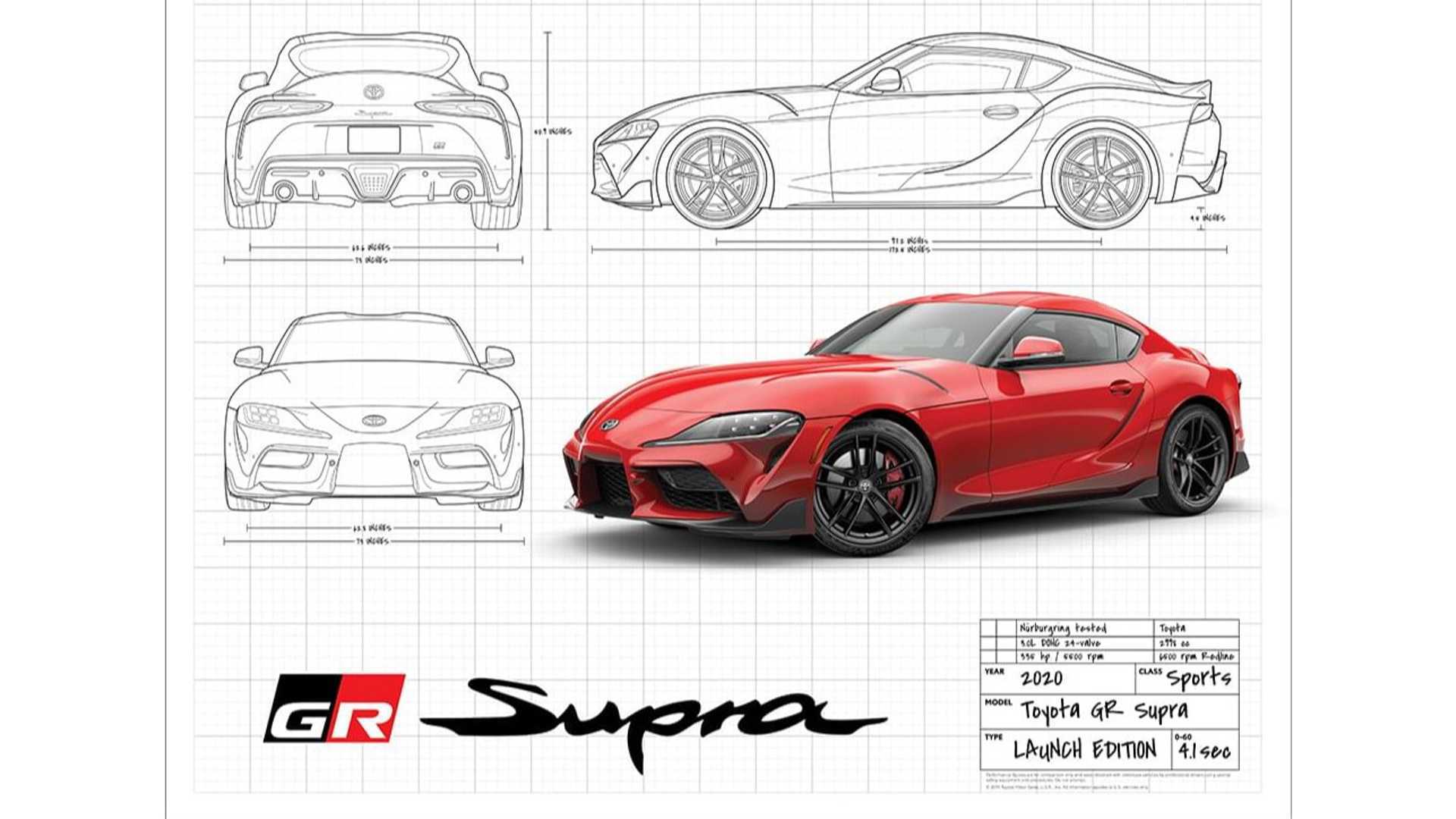 Toyota бесплатно раздаёт постеры с Supra — Motor