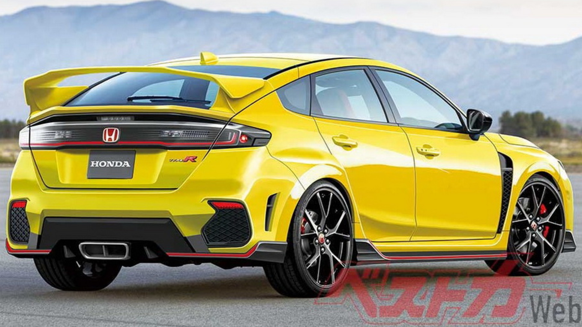 Novyj Honda Civic Type R Stanet Trehmotornym I Polnoprivodnym Motor