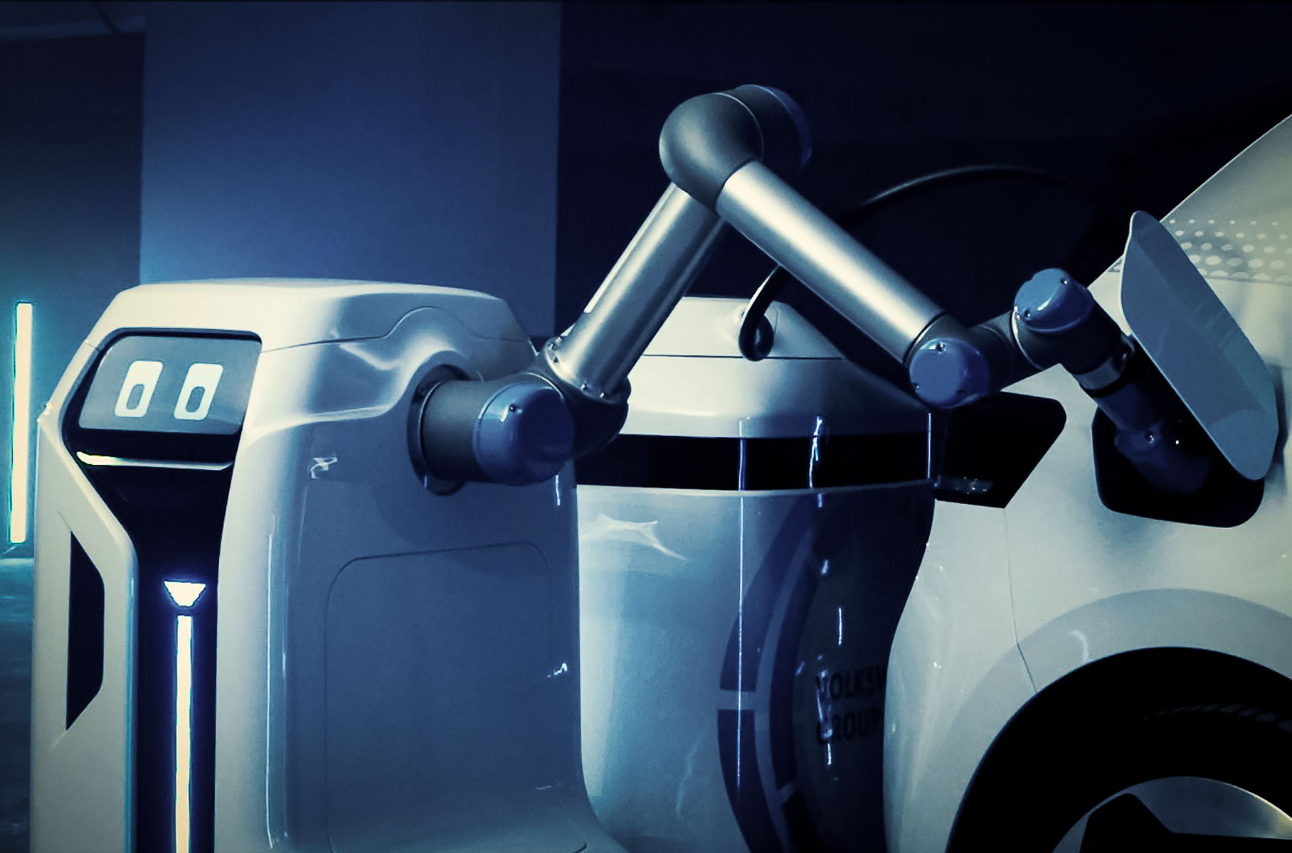 Volkswagen поделился подробностями о «роботах-заправщиках» для электрокаров