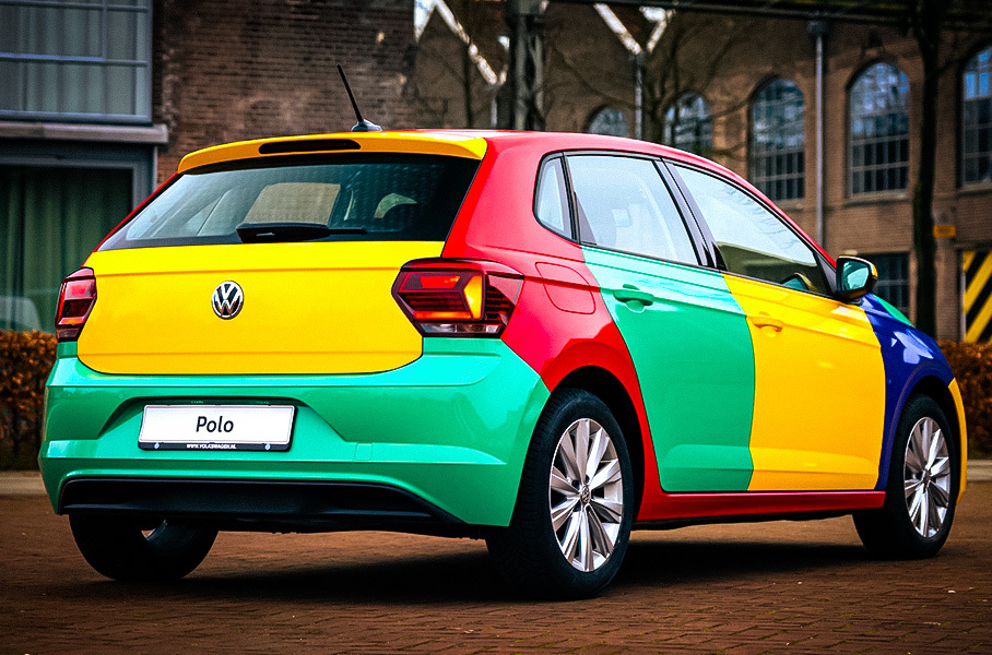 Посмотрите на Volkswagen Polo, который «скрасит серые будни»