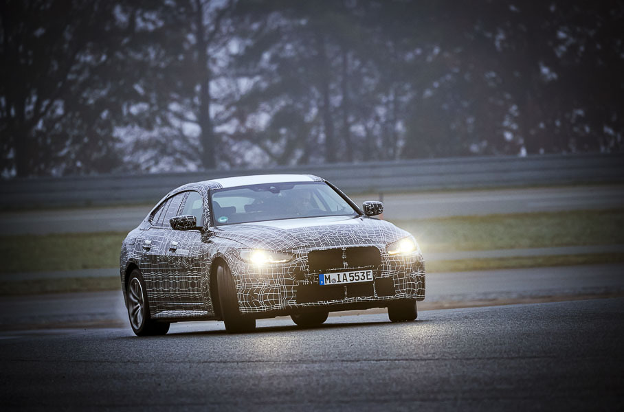 Электрокар BMW i4 вывели на финальные тесты
