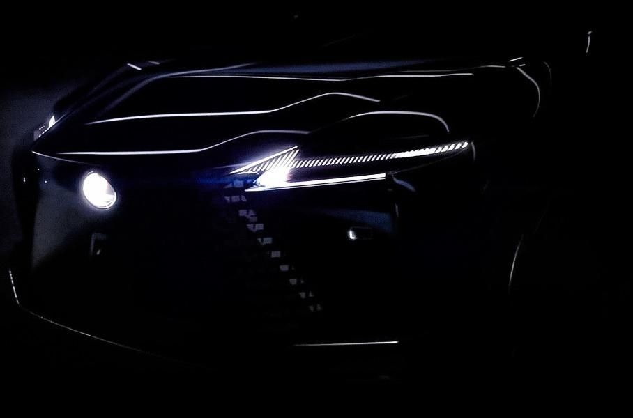 Lexus опубликовал новое изображение загадочного электрокара