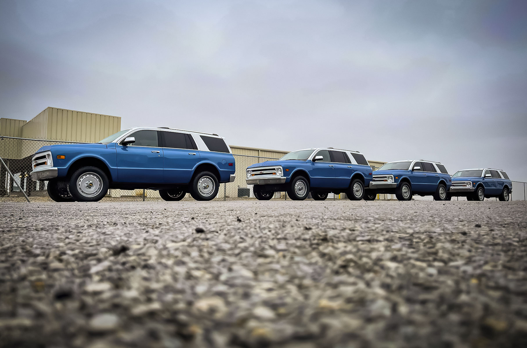 Американец купил четыре одинаковых Chevrolet Tahoe с одинаковым тюнингом