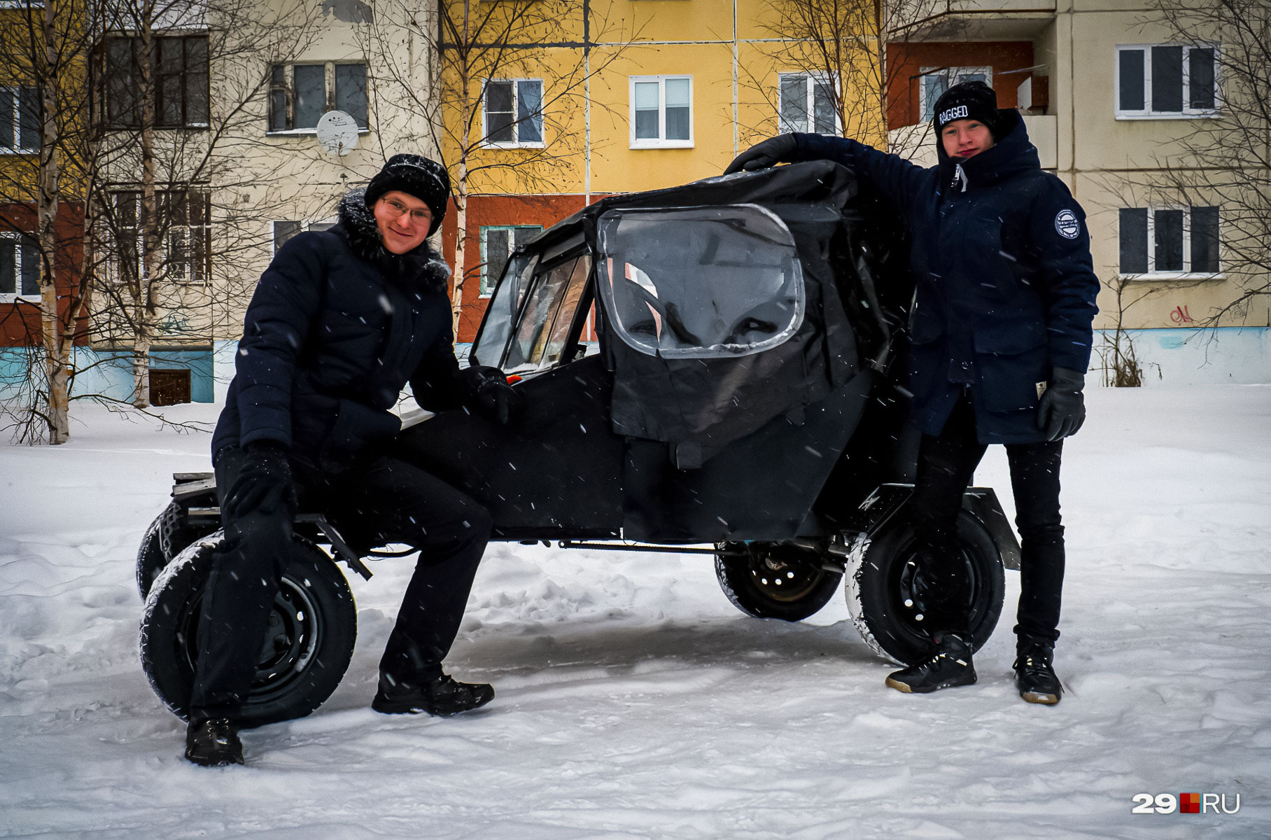 Российские школьники построили автомобиль за 30 000 рублей