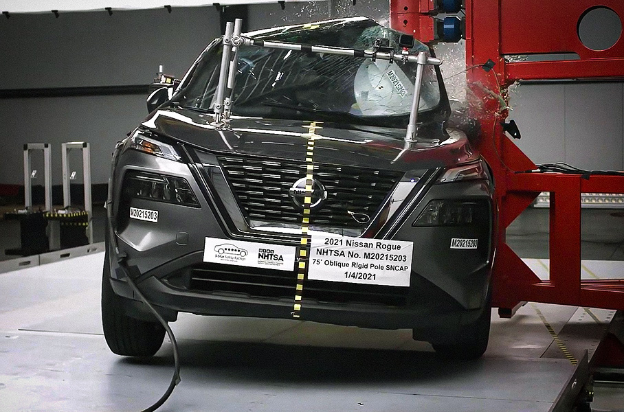 Новый Nissan X-trail провалил краш-тест