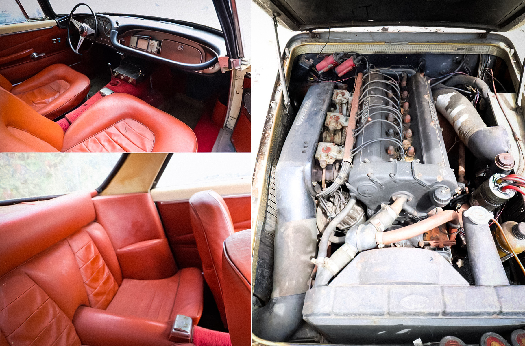 Ржавый 59-летний Maserati, 43 года простоявший в гараже, продали за 16,7 миллиона рублей