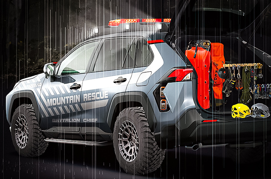 Toyota представила первые фотографии спасательного внедорожника на базе RAV4