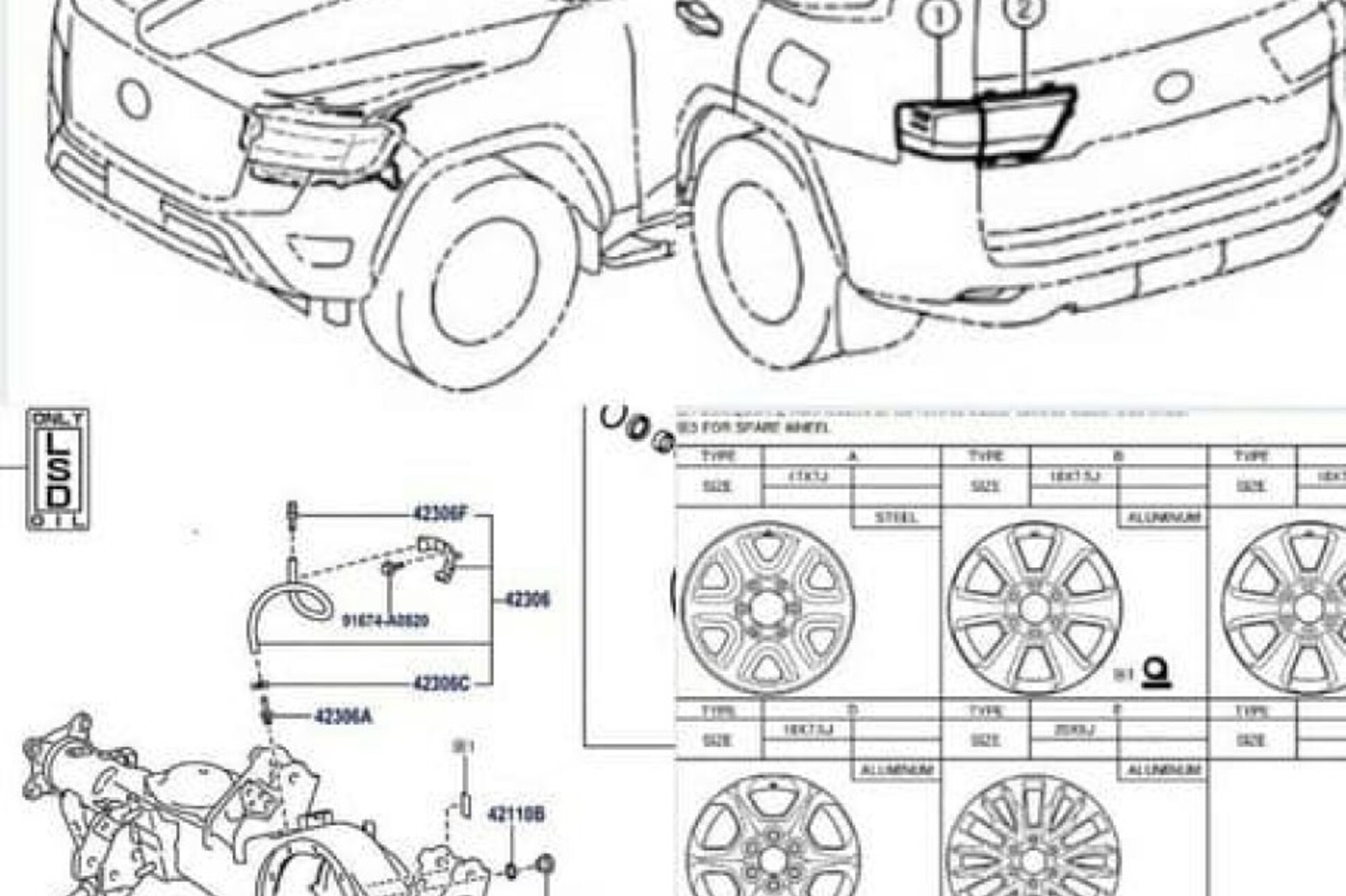 В Сеть «слили» данные из каталога запчастей Toyota Land Cruiser 300 — Motor