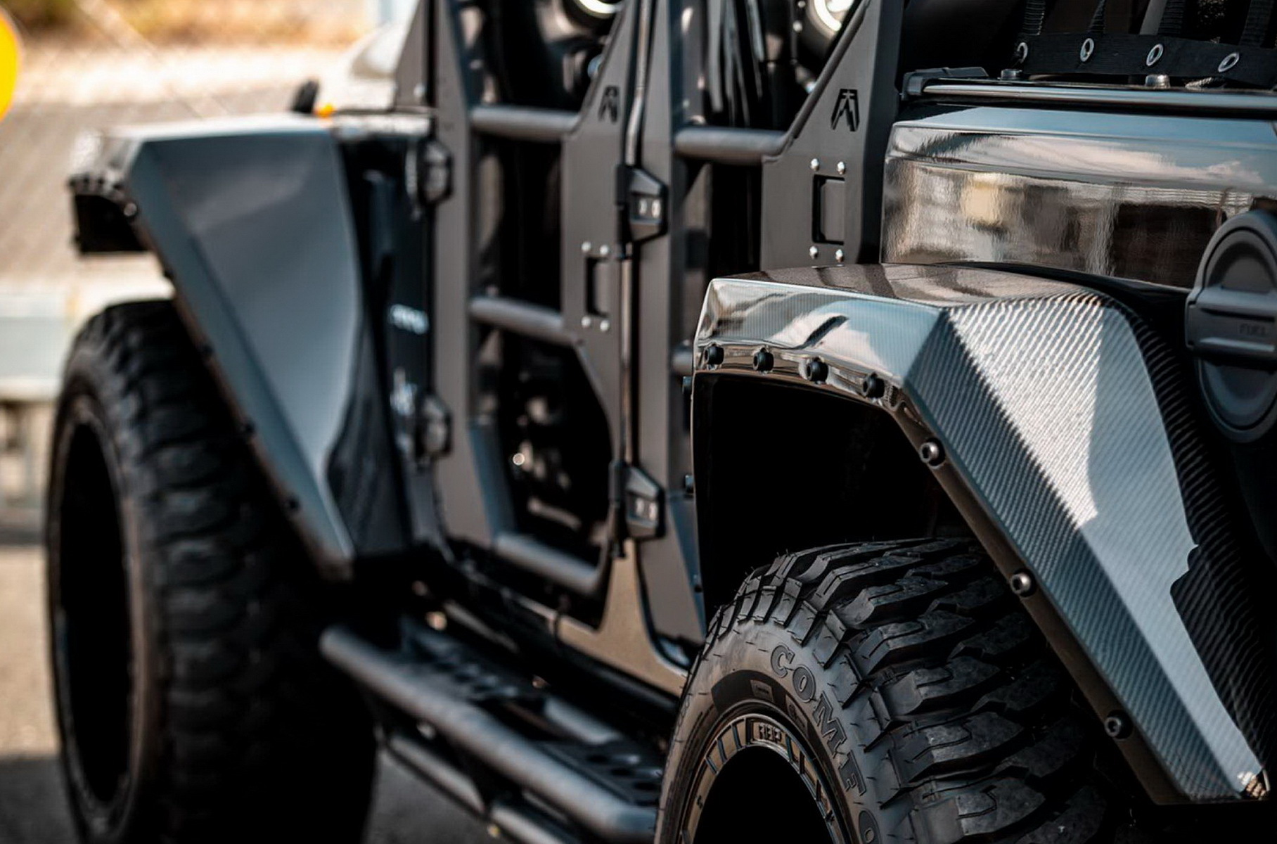 Для Jeep Wrangler разработали обвес в милитаристском стиле