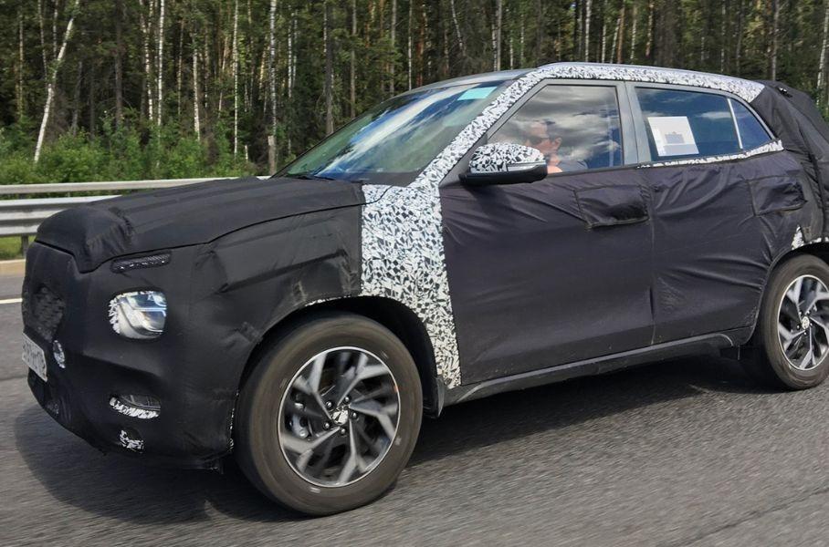 Hyundai Creta нового поколения снова сфотографировали в России