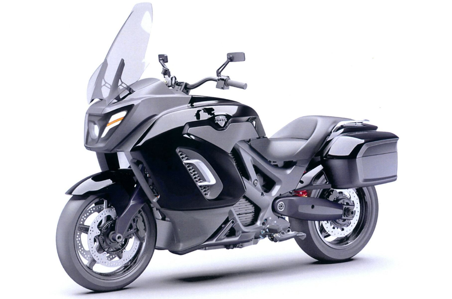 Появились изображения коляски для мотоцикла Aurus
