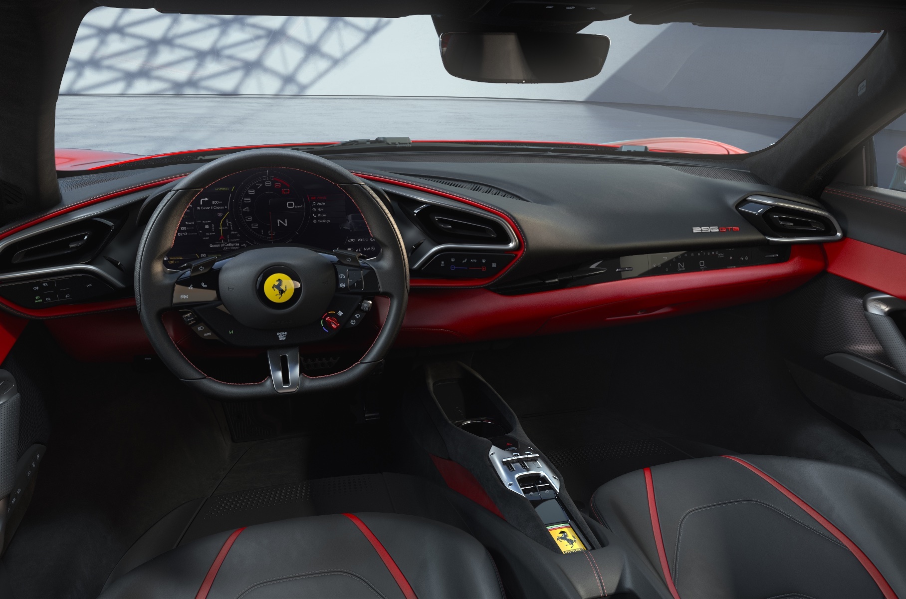 Ferrari представила первый дорожный суперкар с двигателем V6
