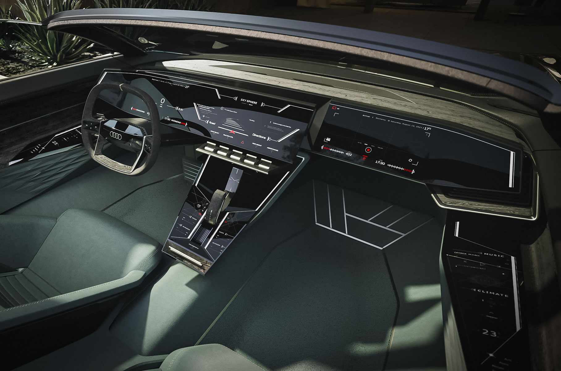 Audi представила раздвижной родстер: он удлиняется на 25 сантиметров