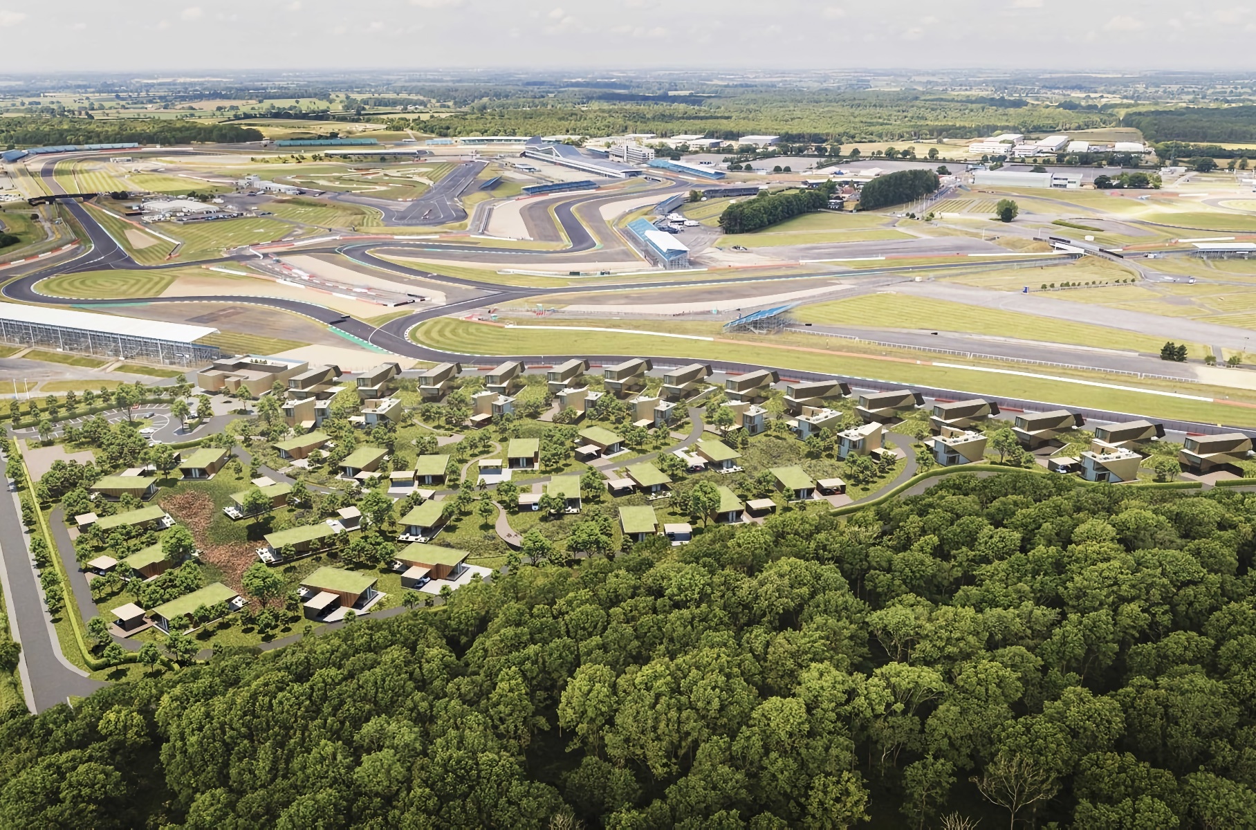 В Англии построят коттеджный поселок для любителей Формулы-1