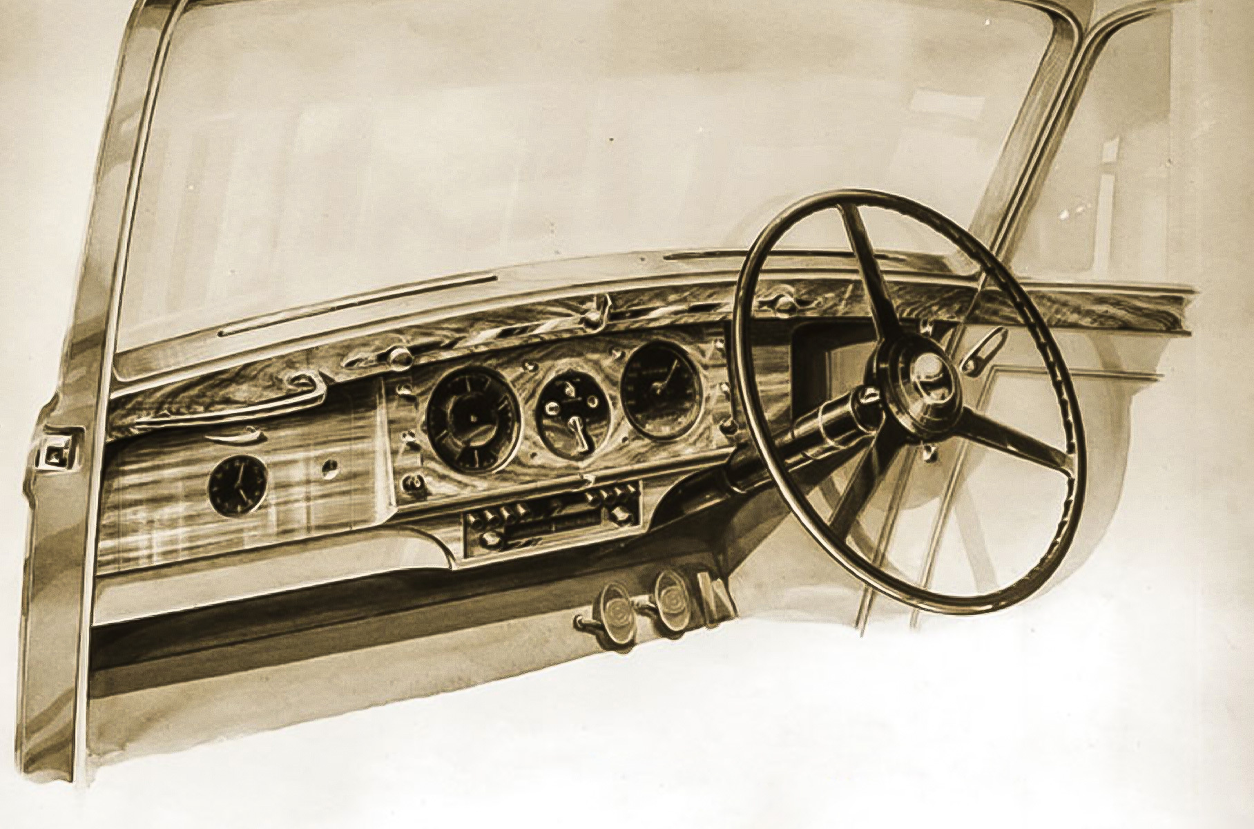 Акварель и воск: как создавались автомобили Bentley 70 лет назад