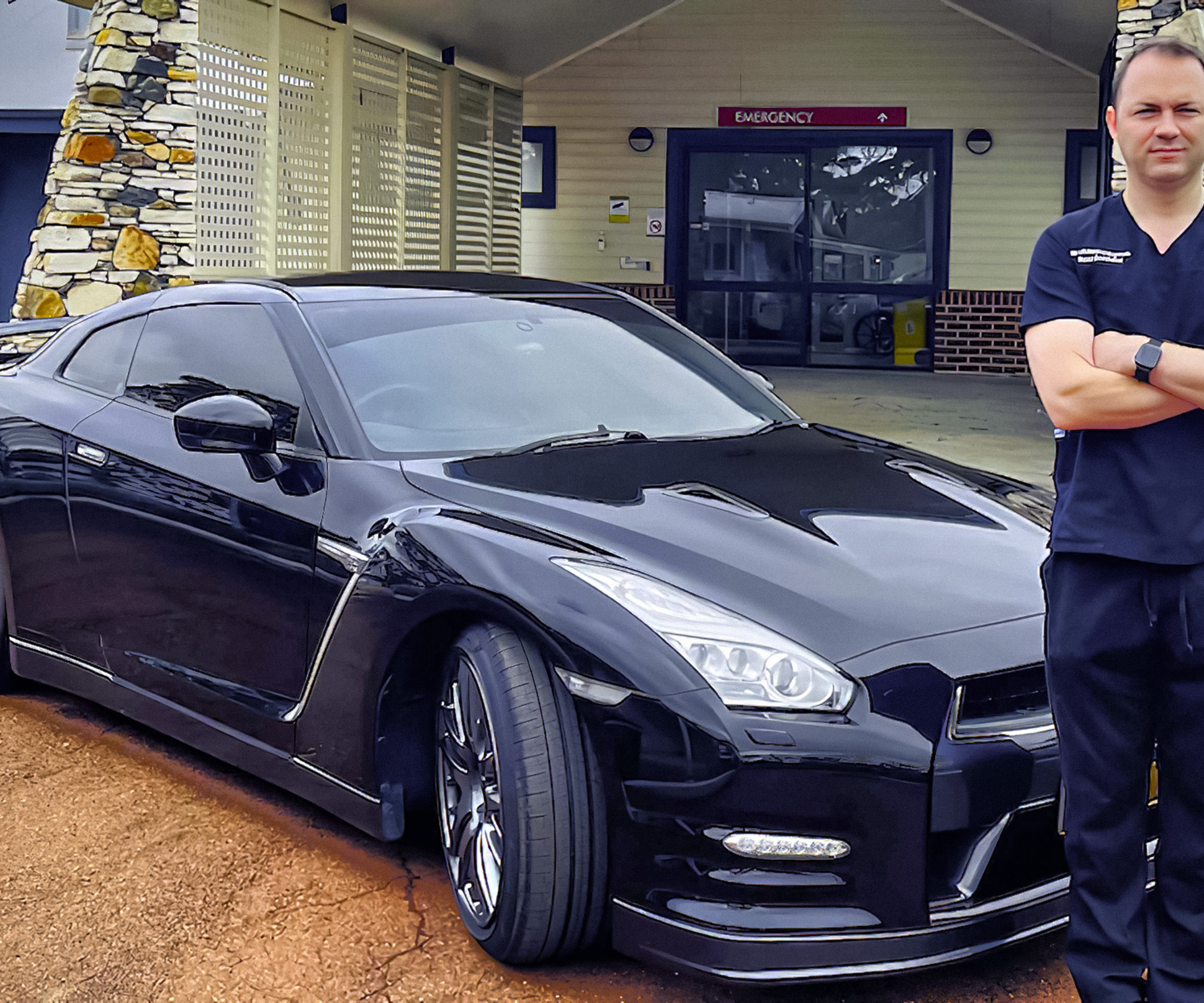 Австралийский врач хочет зарегистрировать свой Nissan GT-R как автомобиль  скорой помощи — Motor