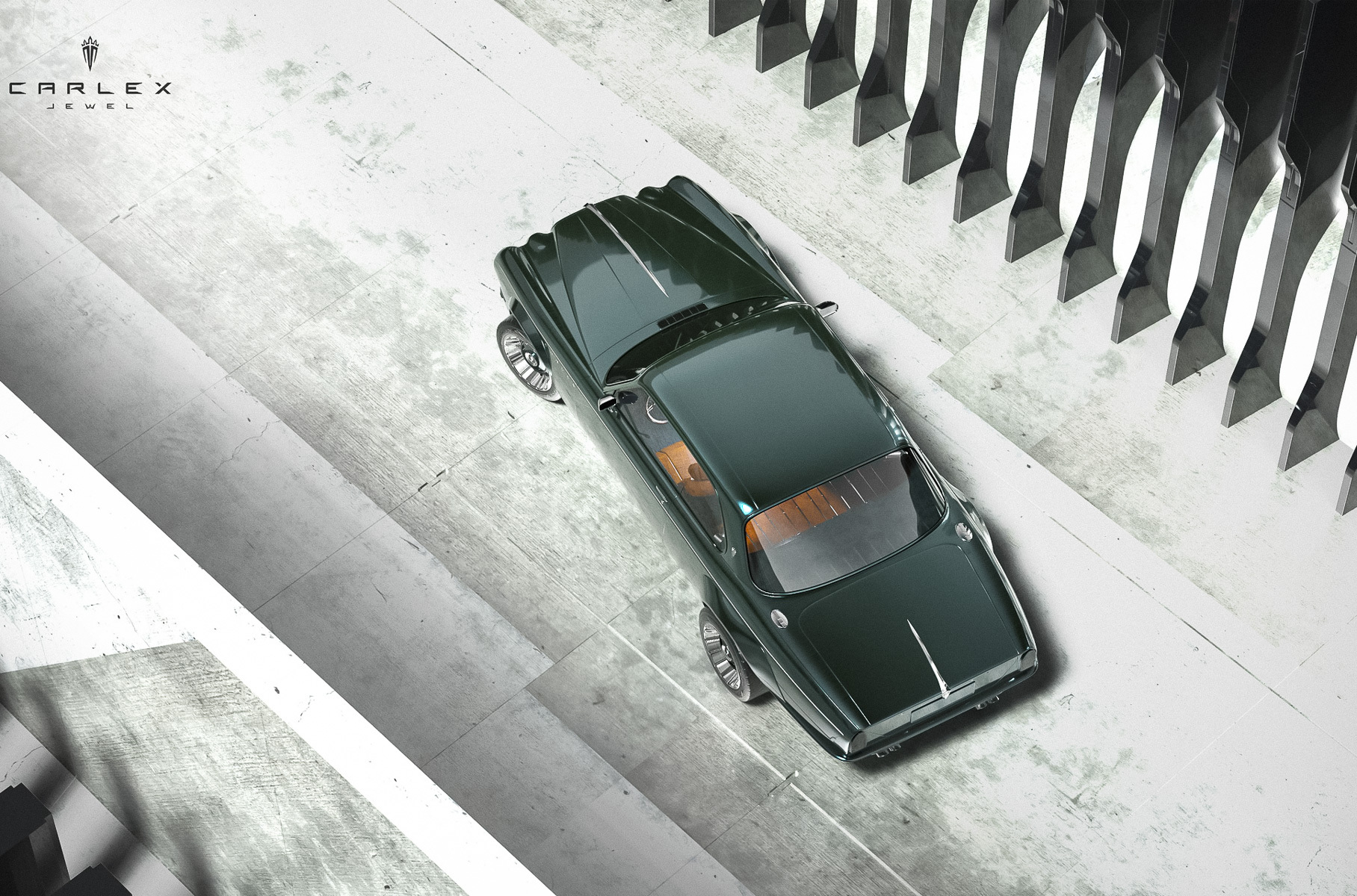 Посмотрите на рестомод Jaguar с мотором V8 и состаренным салоном
