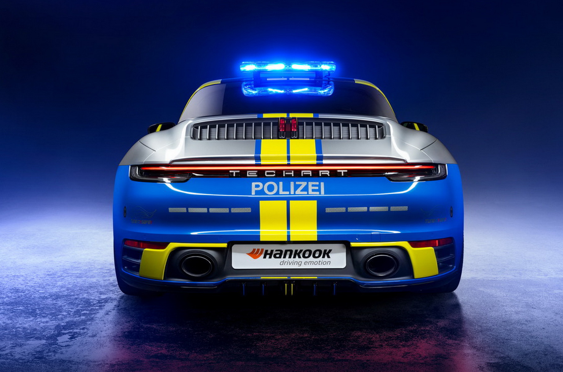 Новый Porsche 911 Targa приспособили для нужд полиции