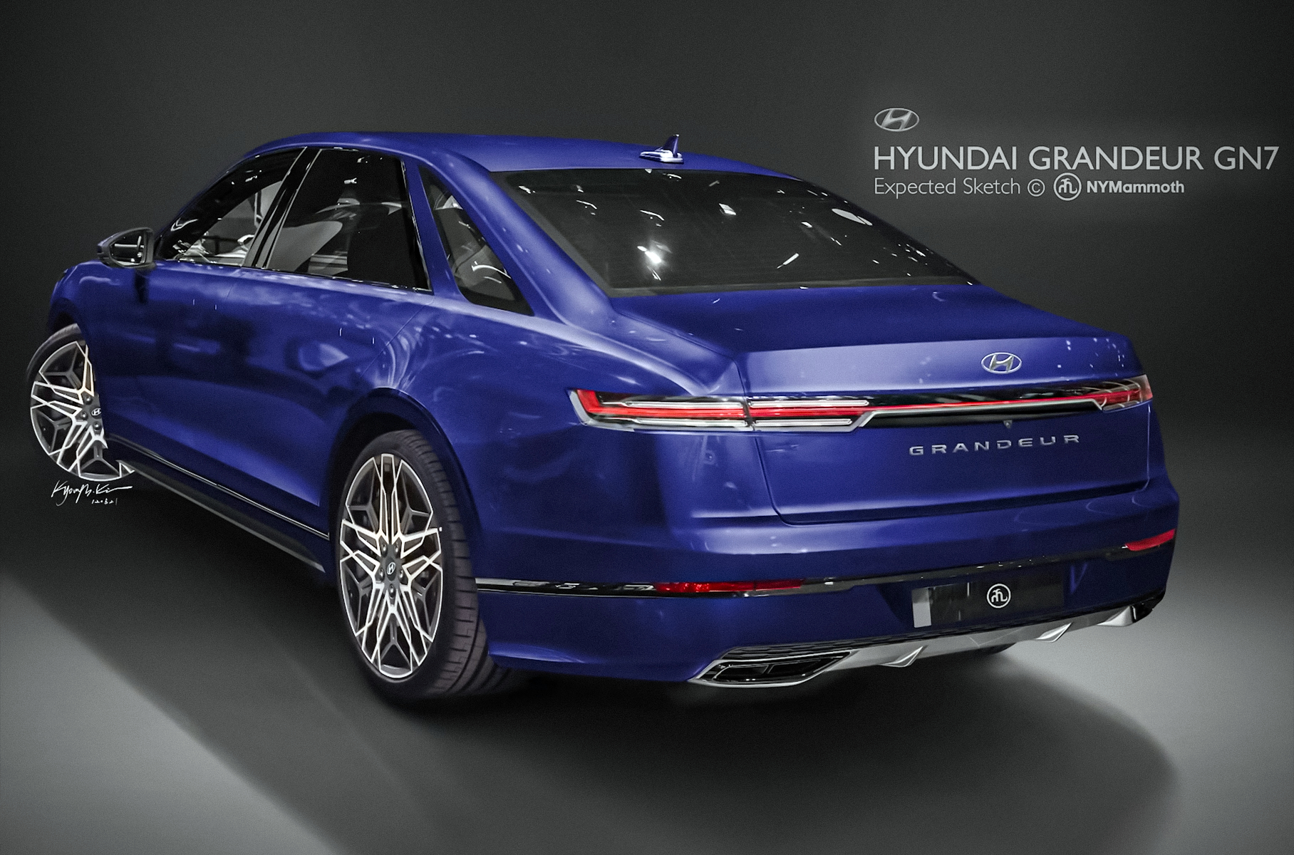 Посмотрите, каким может быть новый Hyundai Grandeur