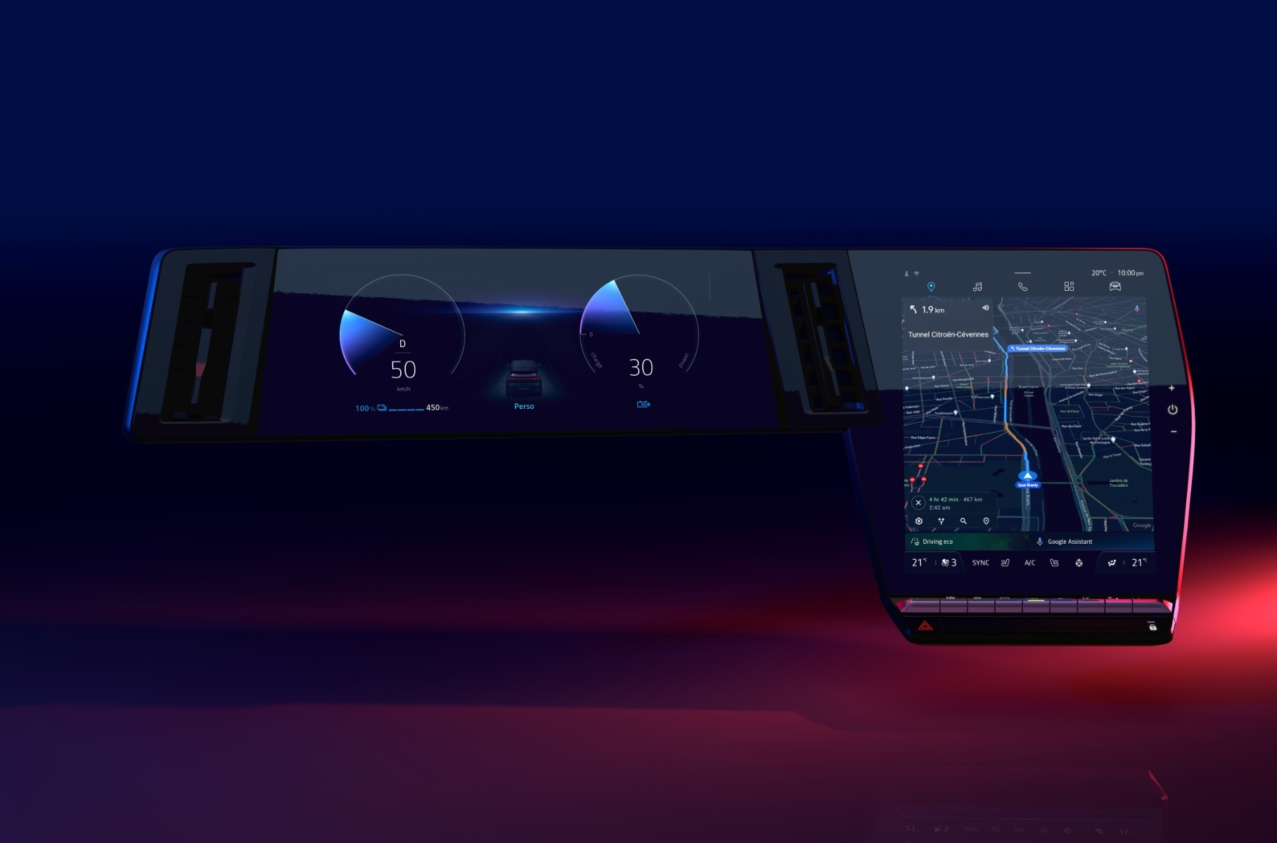 Renault показала «мультимедийку» нового Megane E-Tech с плотностью пикселей больше, чем на iPad Pro