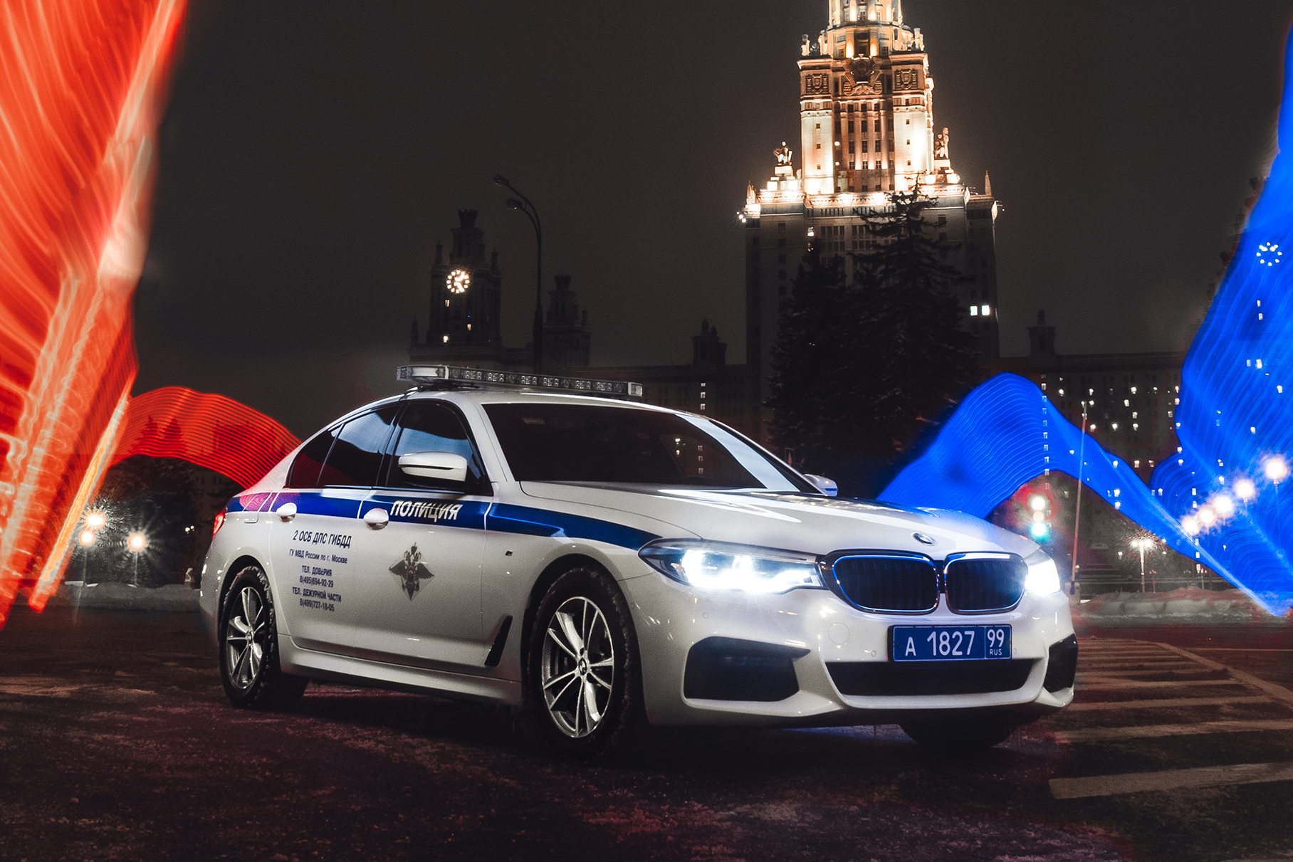 ГИБДД выпустила фотообои для смартфонов с изображением патрульного BMW —  Motor