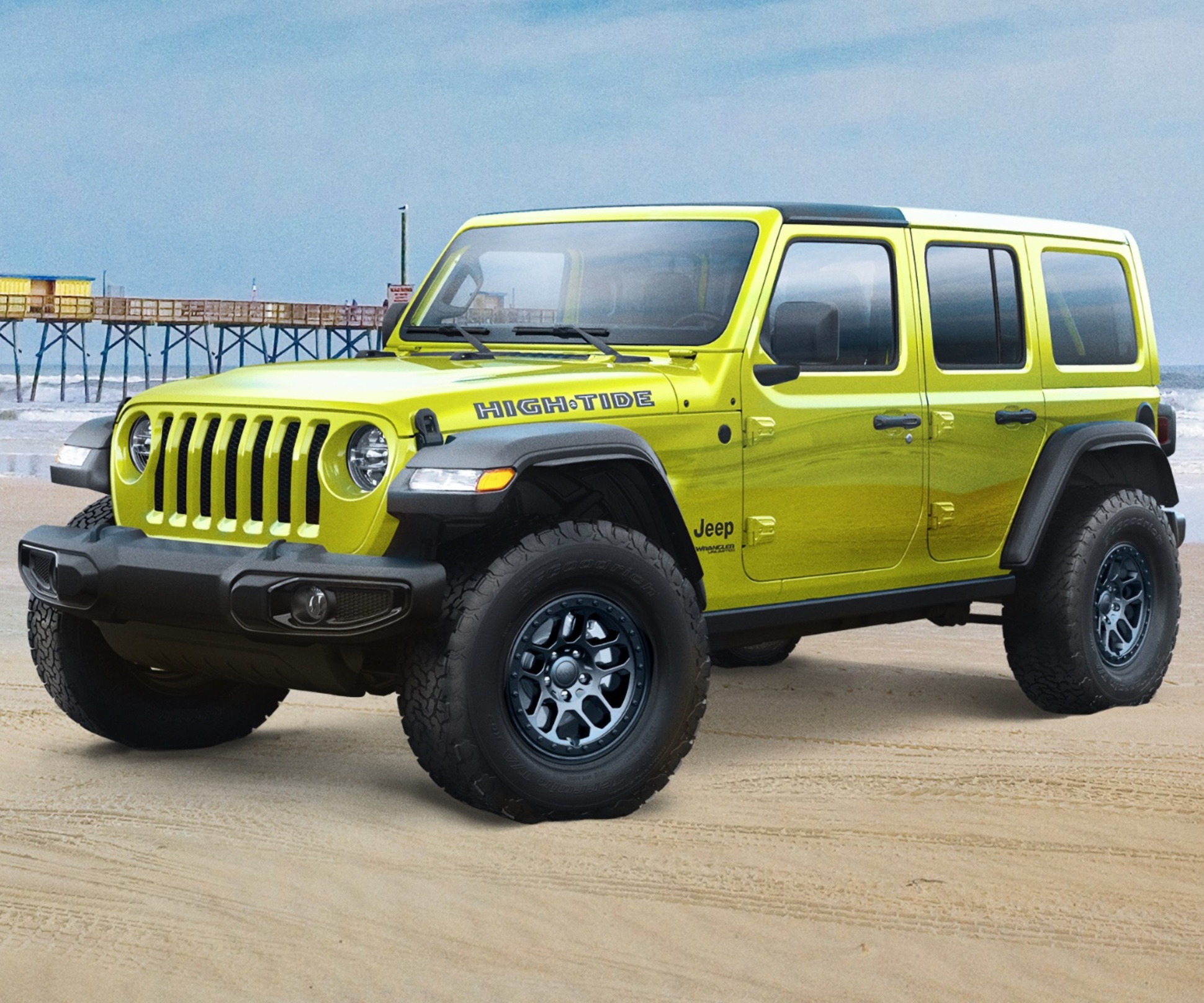 Jeep Wrangler обзавелся «пляжной» версией High Tide — Motor