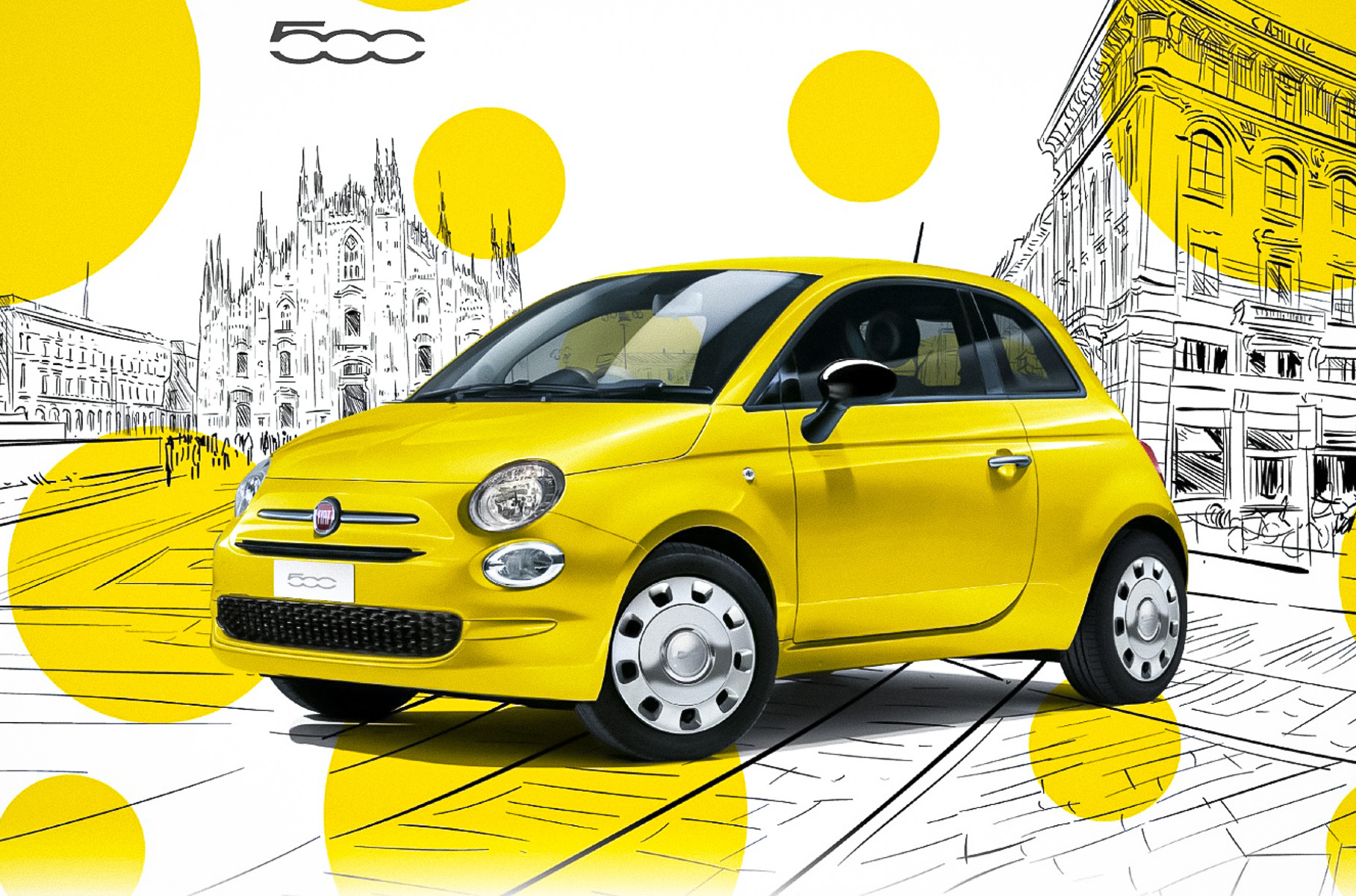Fiat 500 получил «очень желтую» спецверсию