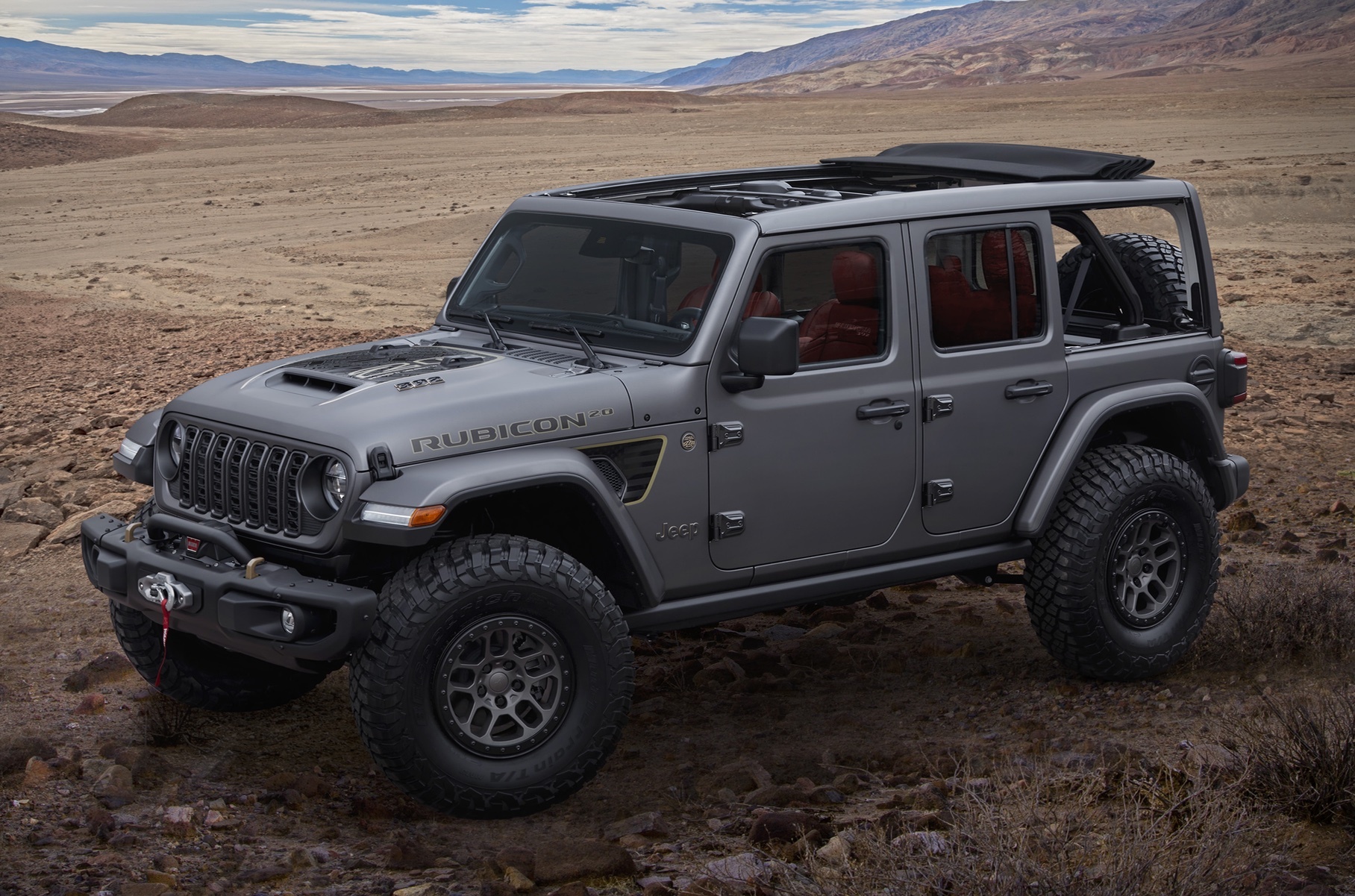 Jeep Wrangler Rubicon на бездорожье