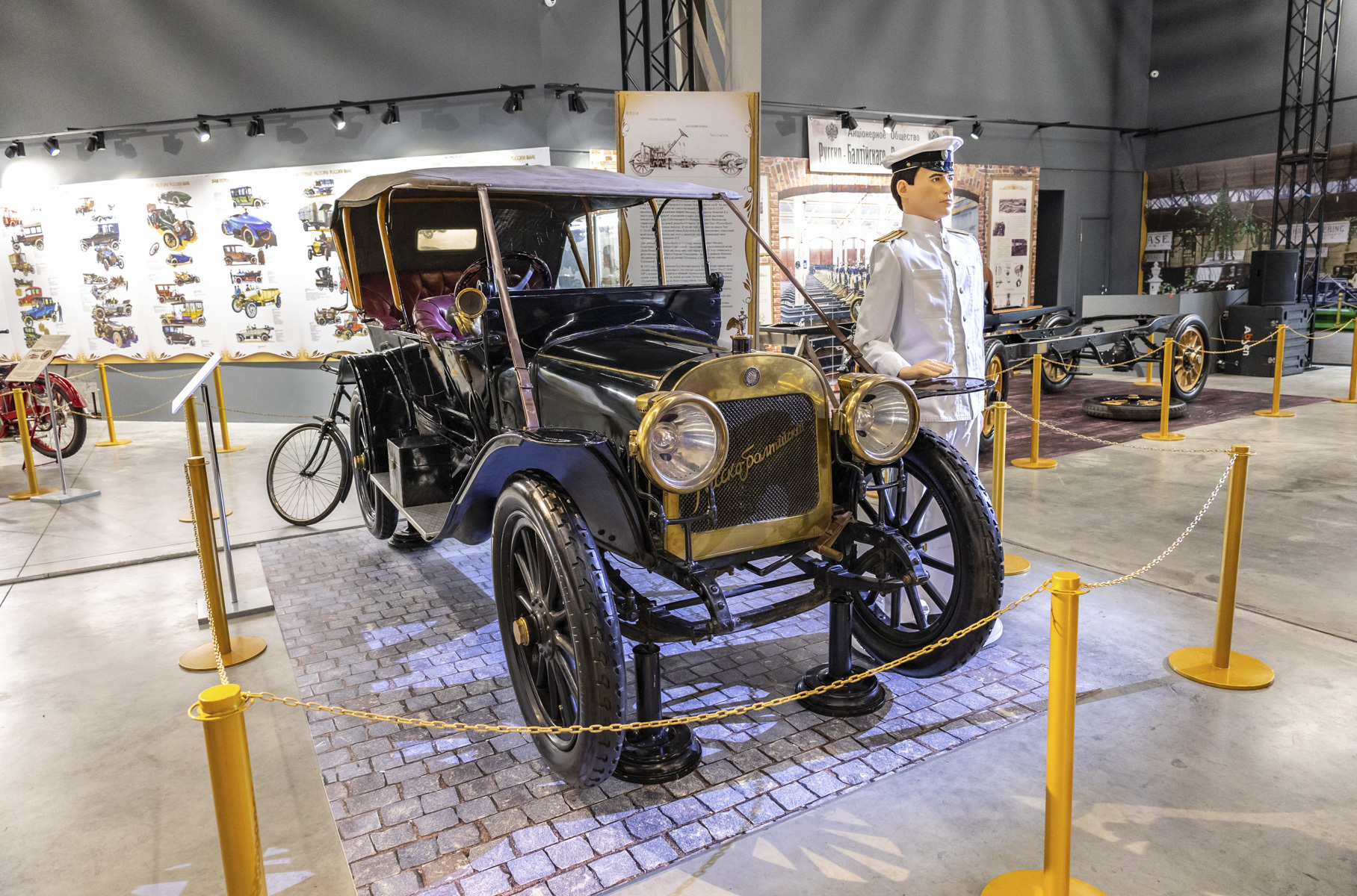 Сохранился всего один легковой «Русско-Балтийский» — в вариации тип К 12/20. Автомобиль был выпущен в 1911 году. Мощность 20 л.с., четыре цилиндра, рабочий объем 2111 куб. см, максимальная скорость 65 км/ч.