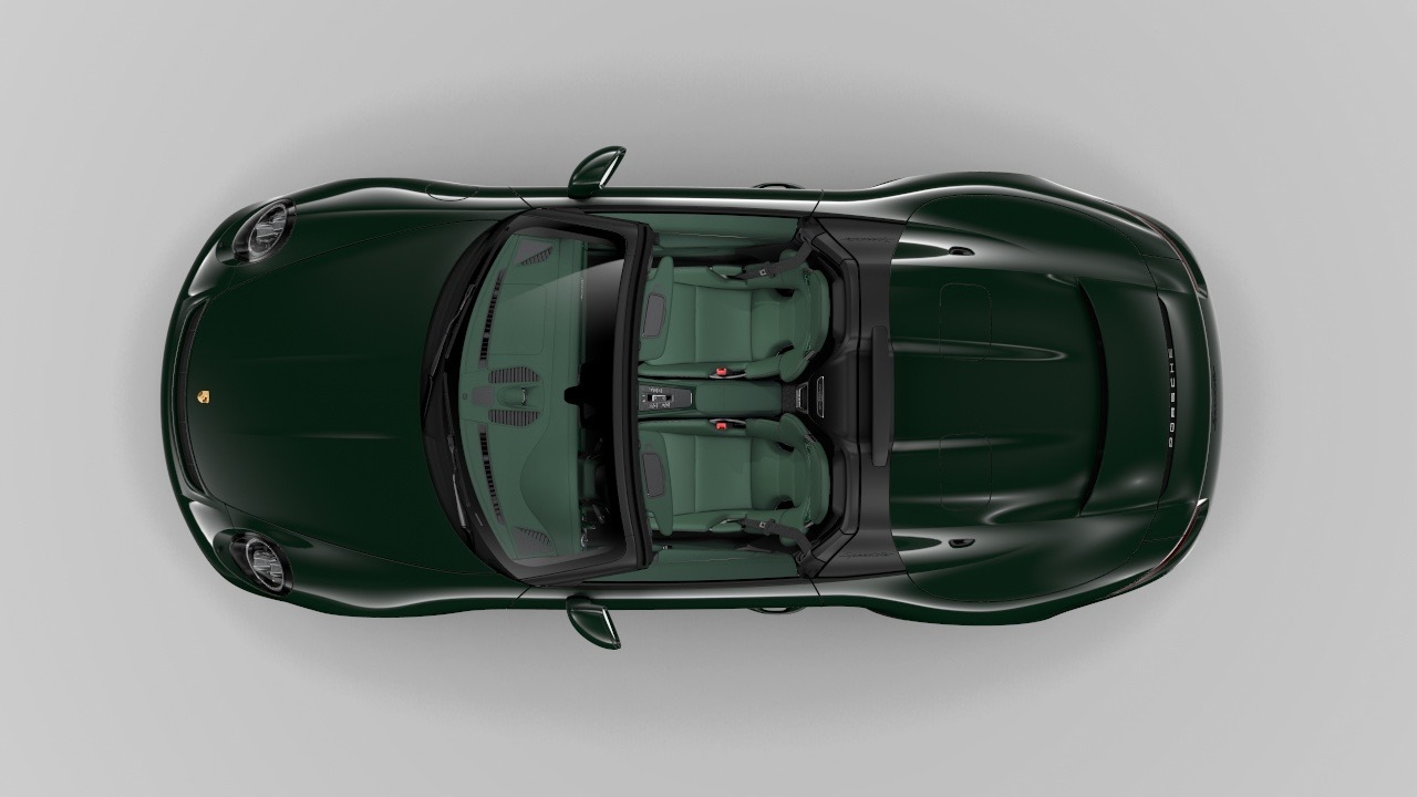 Porsche показала уникальный зелёный 911 Speedster, вдохновлённый Вольфгангом Порше