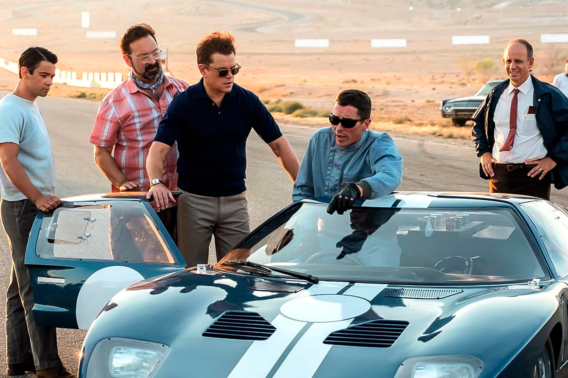 Кадр из фильма «Ford против Ferrari», 2019 г., 20th Century Fox