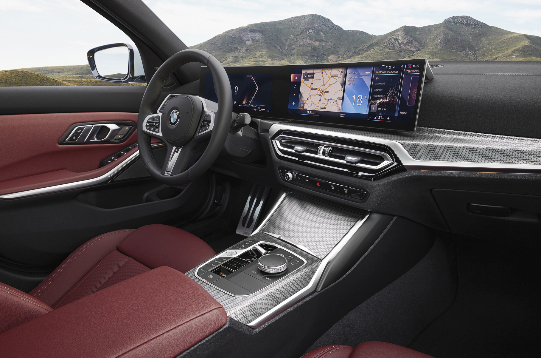 Без гигантских «ноздрей», но с огромным экраном: BMW обновила 3-Series