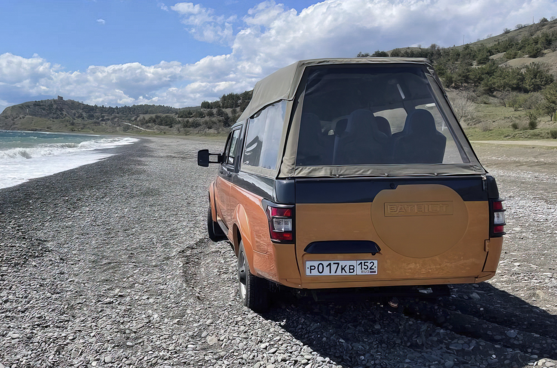 Видео: УАЗ Профи превратили в кабриолет для туристов