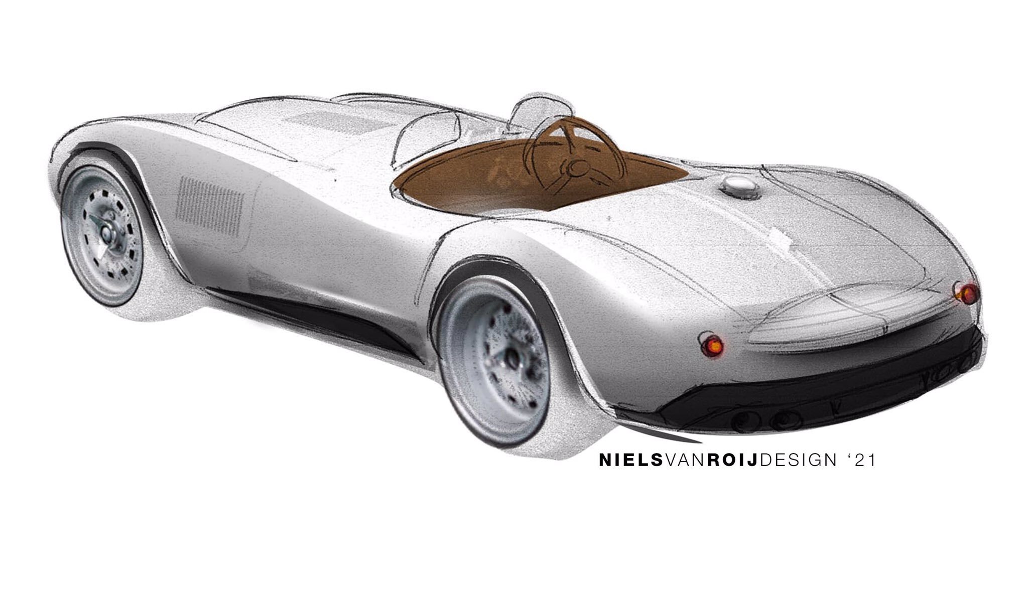 Современный спорткар объединит черты классических Jaguar