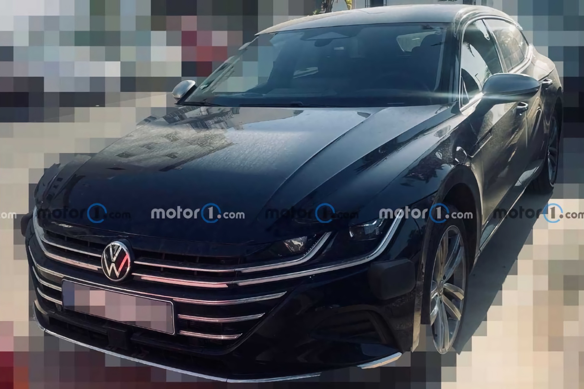 Обновленный Volkswagen Arteon получит гигантский экран и рычаг коробки на  руле — Motor