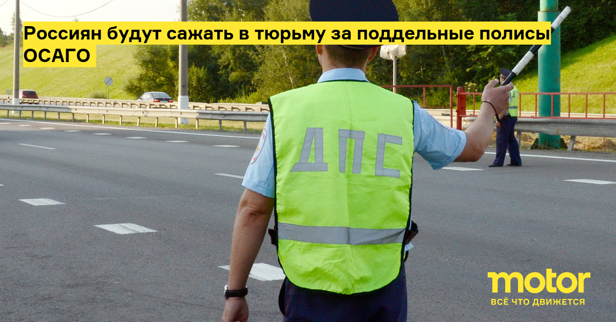 Россиян будут сажать в тюрьму за поддельные полисы ОСАГО — Motor