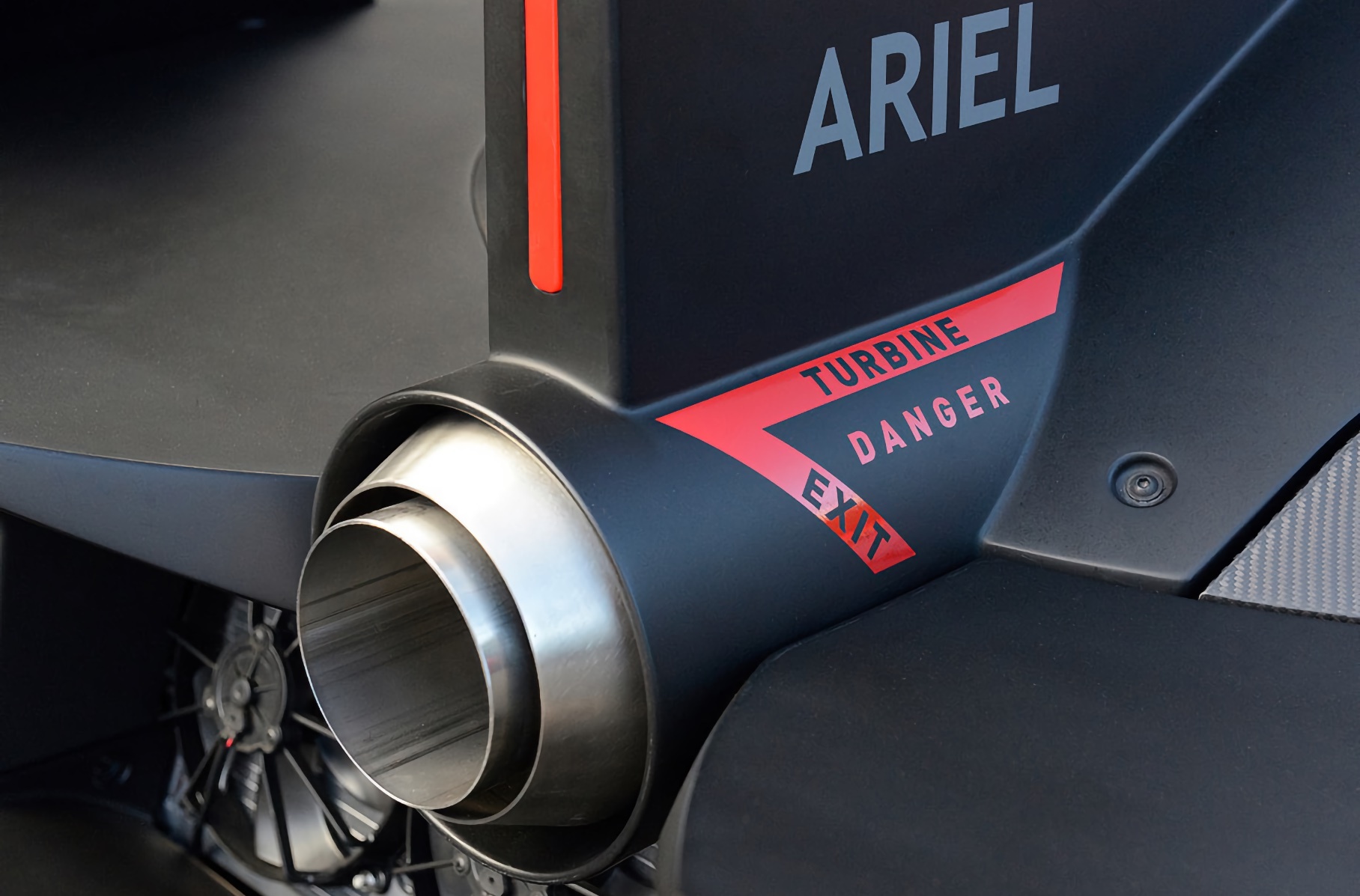 Ariel показала 1200-сильный гиперкар с газотурбинным двигателем