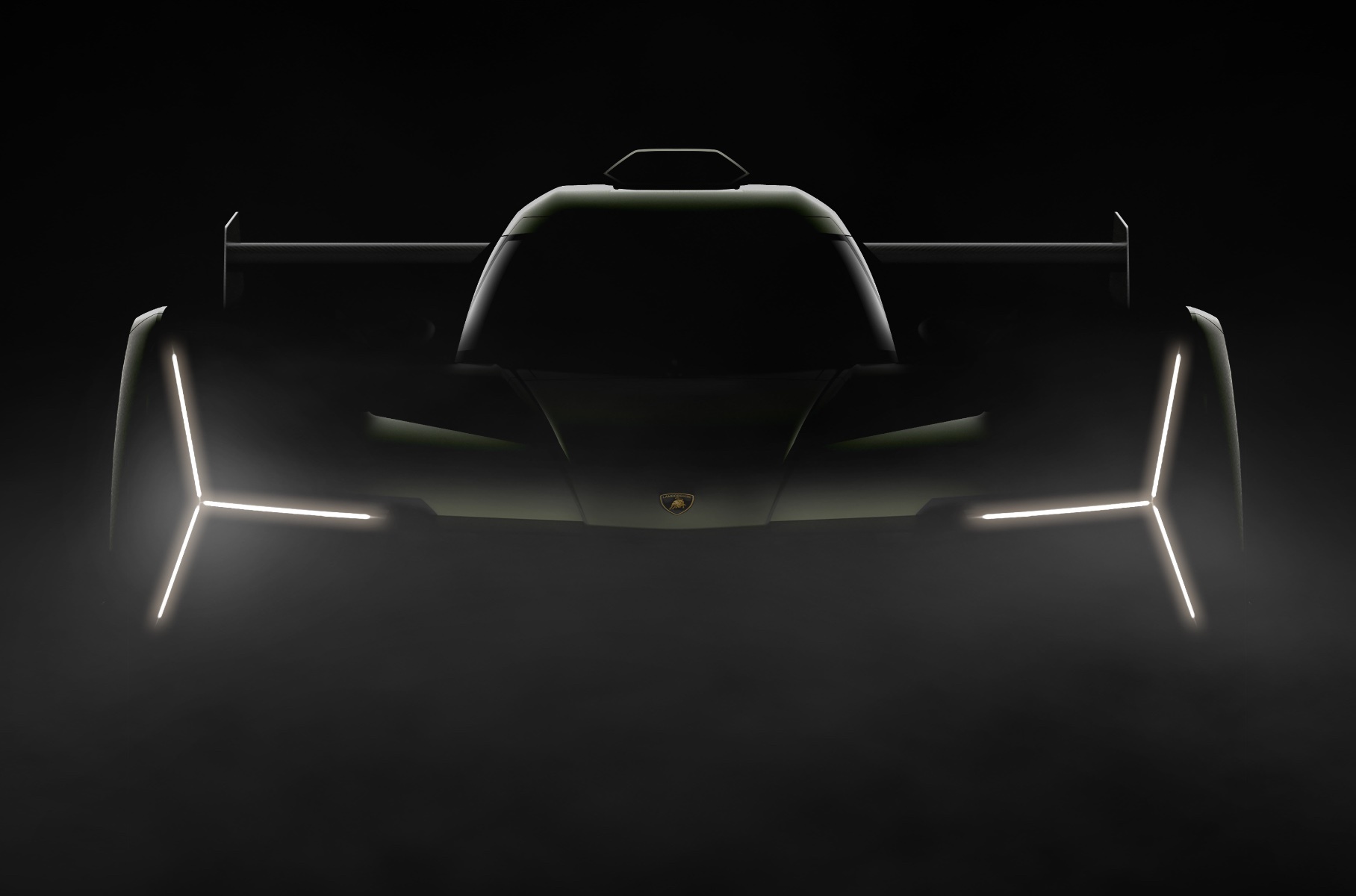 Lamborghini показала первое изображение гиперкара для Ле-Мана